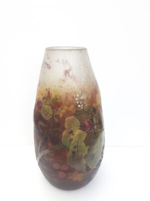 Muller Freres – Glass paste vase