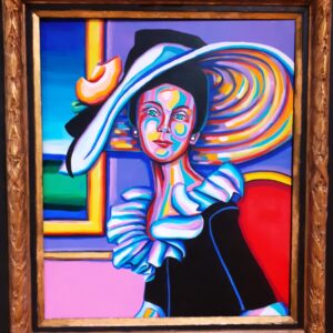 La femme au chapeau